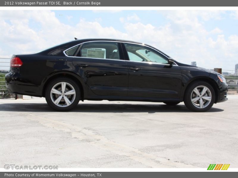 Black / Cornsilk Beige 2012 Volkswagen Passat TDI SE