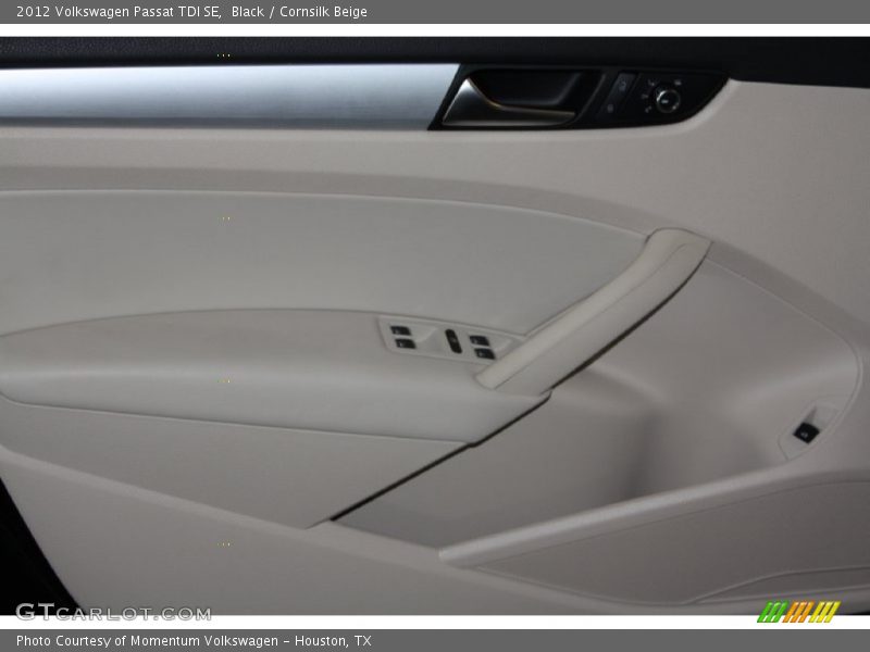 Black / Cornsilk Beige 2012 Volkswagen Passat TDI SE