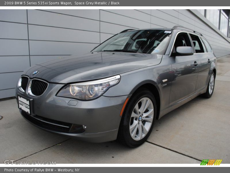 Space Grey Metallic / Black 2009 BMW 5 Series 535xi Sports Wagon