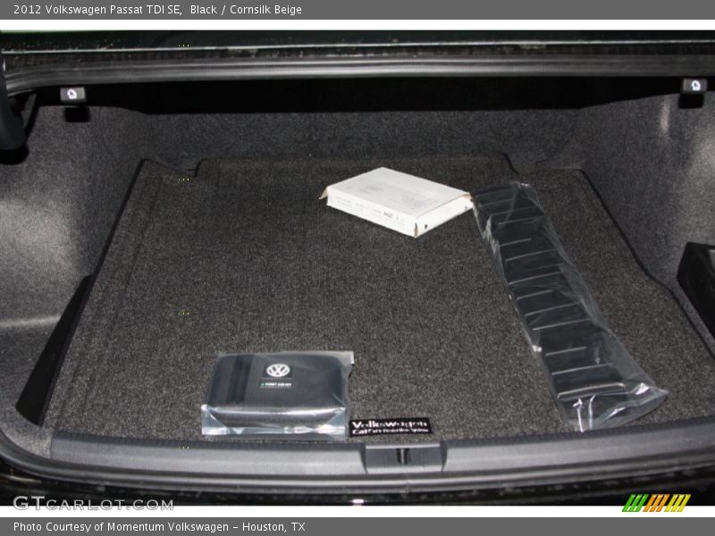 Black / Cornsilk Beige 2012 Volkswagen Passat TDI SE