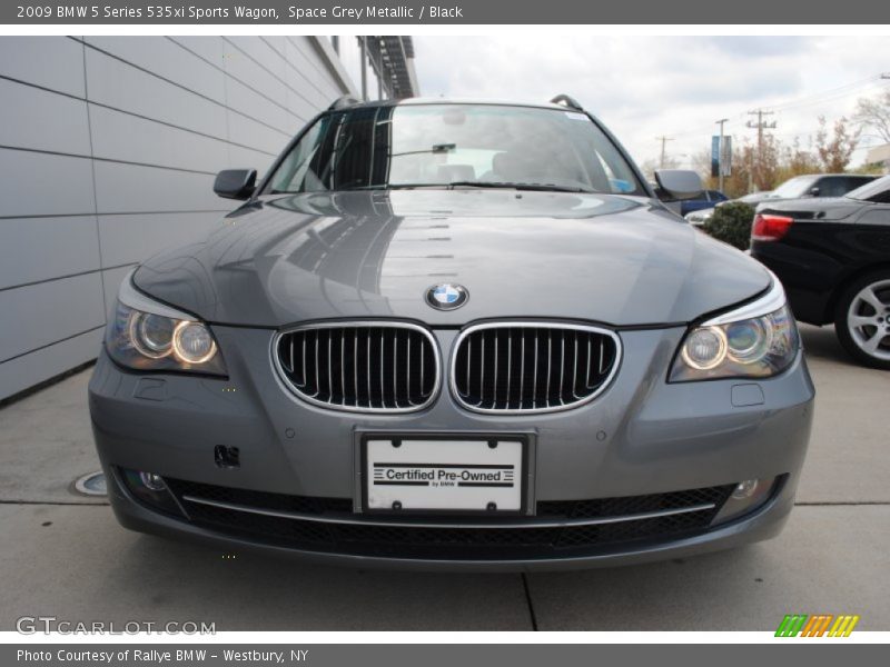 Space Grey Metallic / Black 2009 BMW 5 Series 535xi Sports Wagon