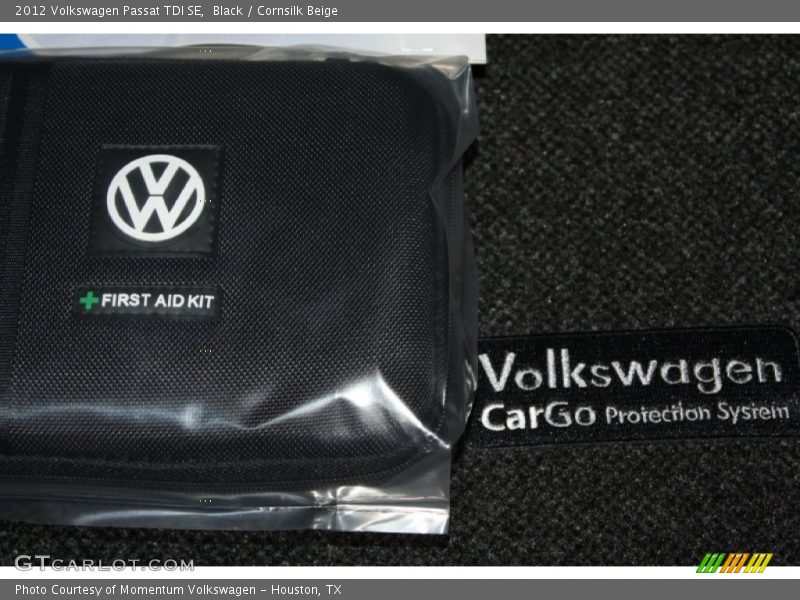 Black / Cornsilk Beige 2012 Volkswagen Passat TDI SE