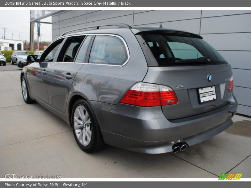 Space Grey Metallic / Black 2009 BMW 5 Series 535xi Sports Wagon