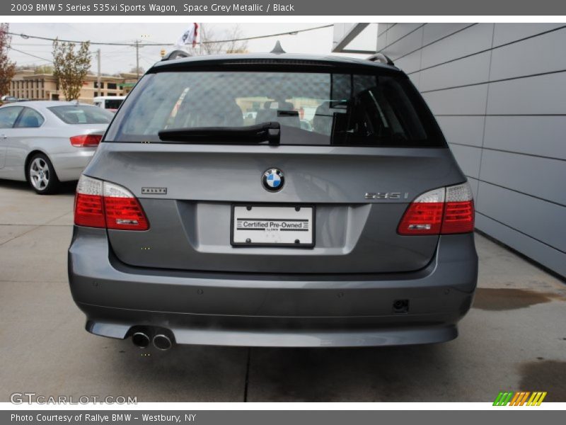 Space Grey Metallic / Black 2009 BMW 5 Series 535xi Sports Wagon