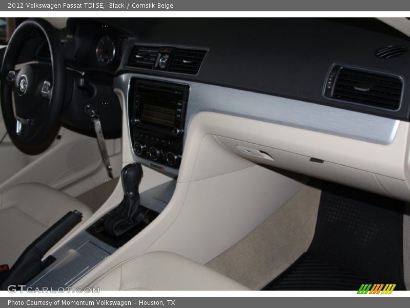 Black / Cornsilk Beige 2012 Volkswagen Passat TDI SE