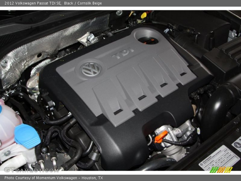 Black / Cornsilk Beige 2012 Volkswagen Passat TDI SE