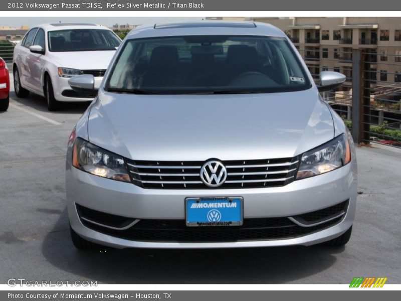 Reflex Silver Metallic / Titan Black 2012 Volkswagen Passat TDI SE