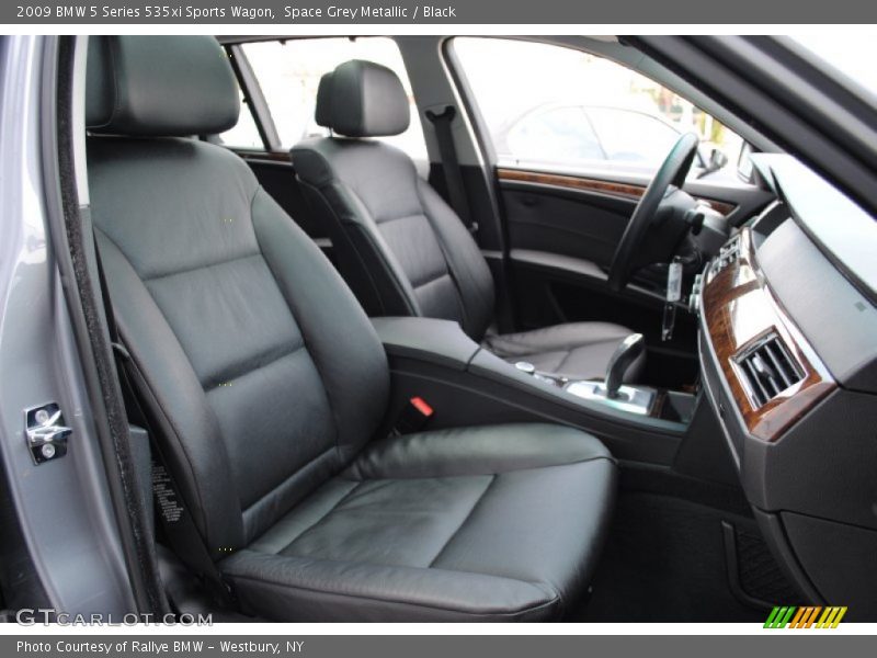 Space Grey Metallic / Black 2009 BMW 5 Series 535xi Sports Wagon