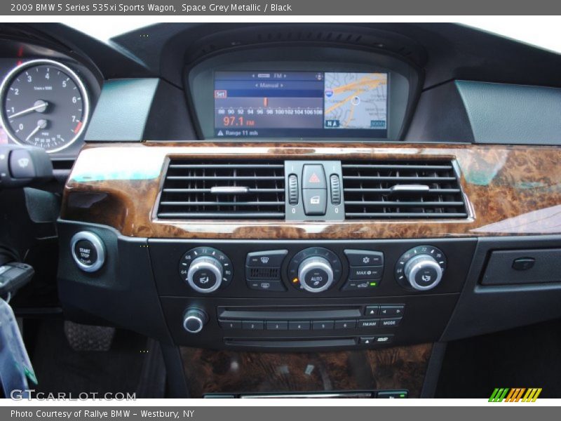 Space Grey Metallic / Black 2009 BMW 5 Series 535xi Sports Wagon