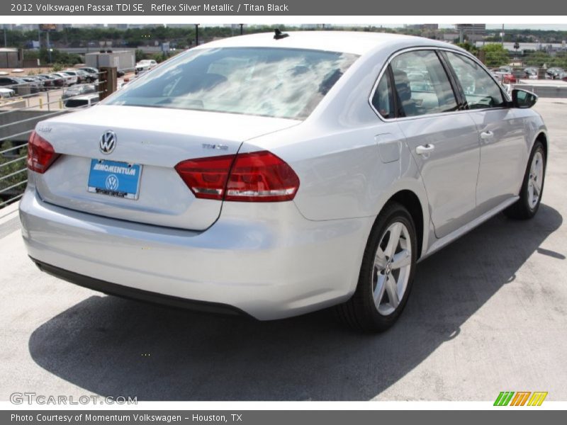 Reflex Silver Metallic / Titan Black 2012 Volkswagen Passat TDI SE
