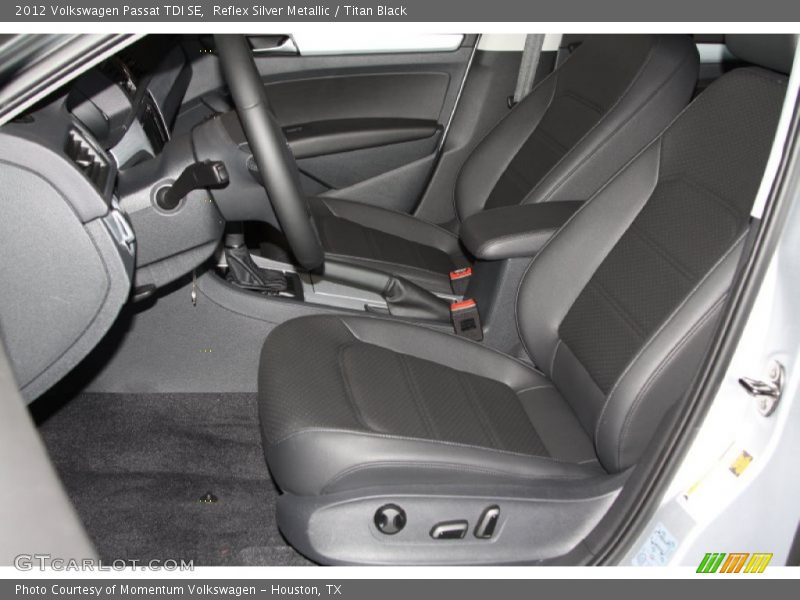 Reflex Silver Metallic / Titan Black 2012 Volkswagen Passat TDI SE