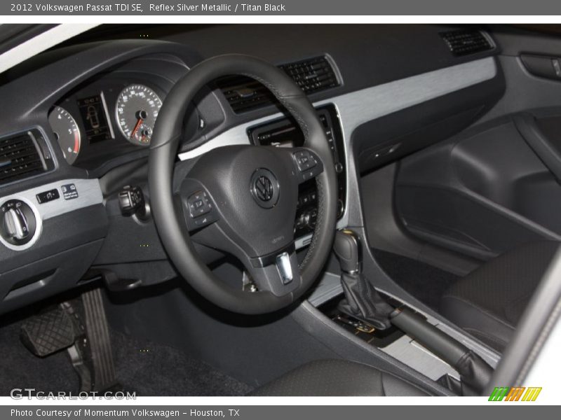 Reflex Silver Metallic / Titan Black 2012 Volkswagen Passat TDI SE