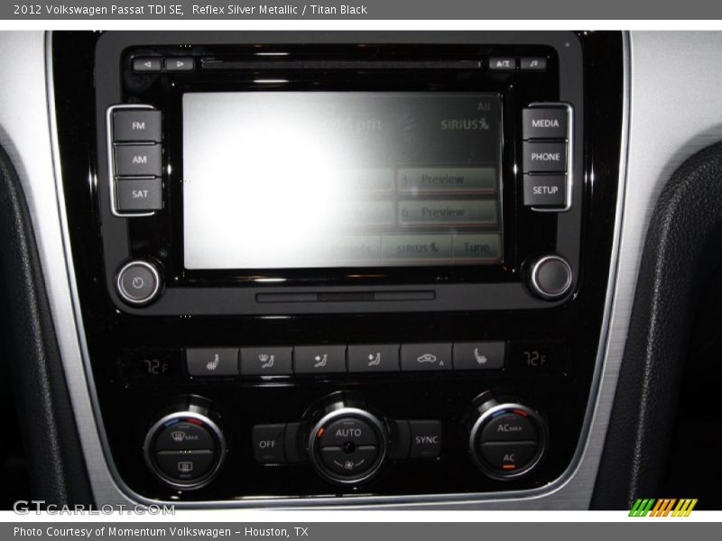 Reflex Silver Metallic / Titan Black 2012 Volkswagen Passat TDI SE