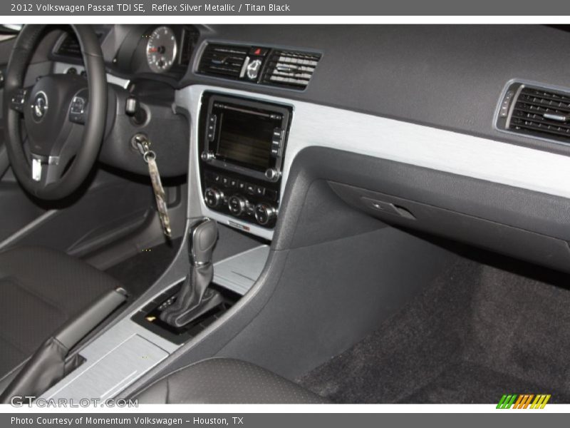 Reflex Silver Metallic / Titan Black 2012 Volkswagen Passat TDI SE