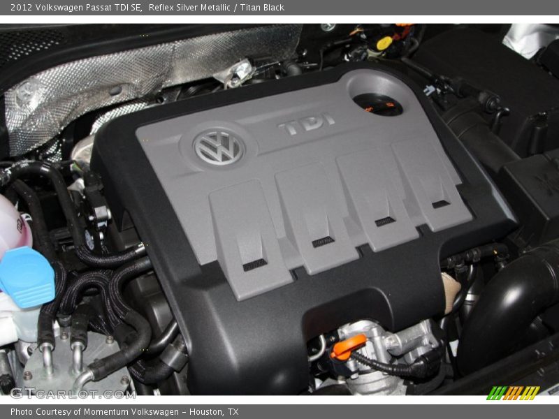Reflex Silver Metallic / Titan Black 2012 Volkswagen Passat TDI SE