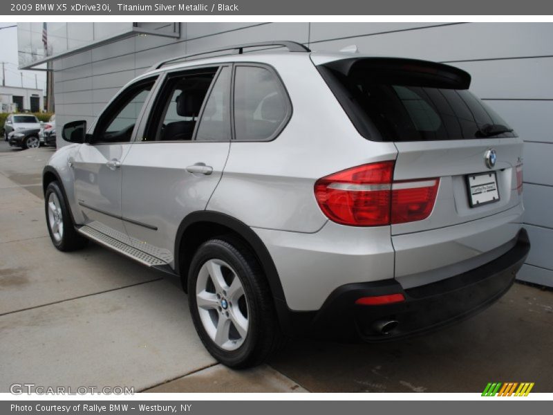Titanium Silver Metallic / Black 2009 BMW X5 xDrive30i