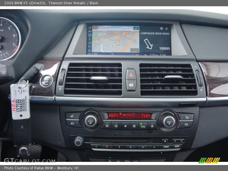 Titanium Silver Metallic / Black 2009 BMW X5 xDrive30i