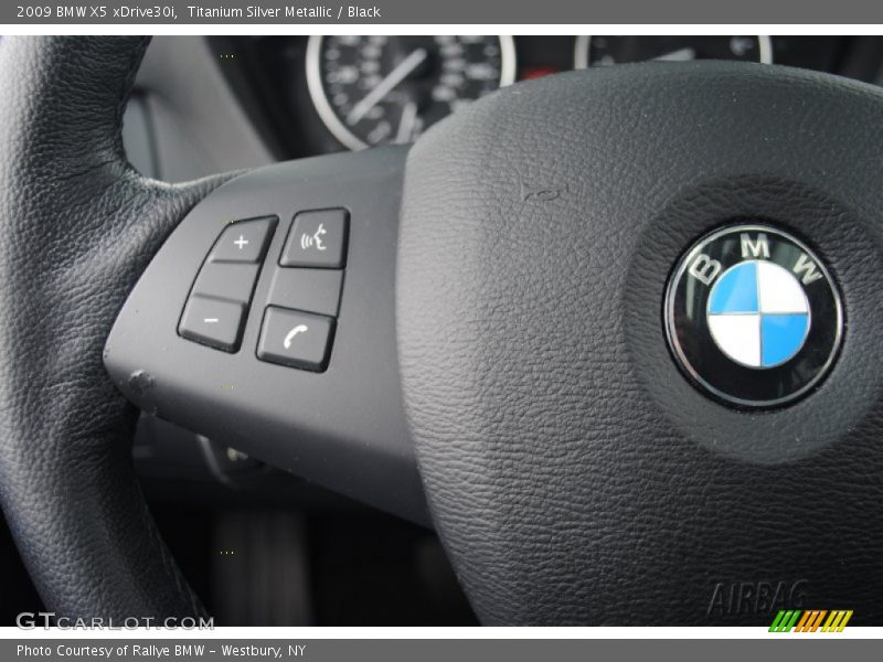 Titanium Silver Metallic / Black 2009 BMW X5 xDrive30i
