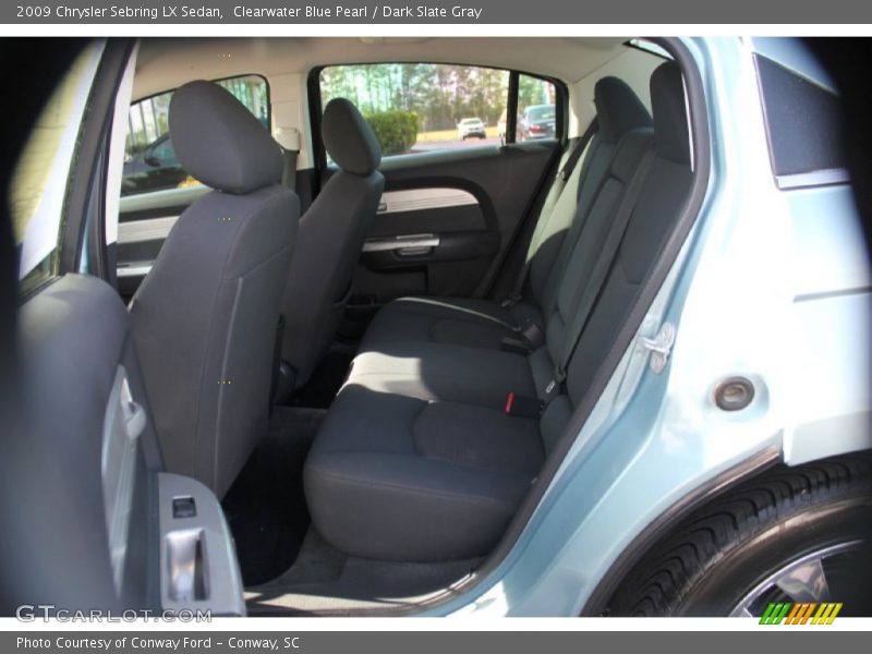Clearwater Blue Pearl / Dark Slate Gray 2009 Chrysler Sebring LX Sedan