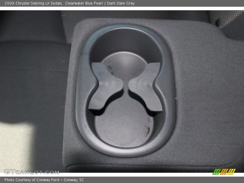 Clearwater Blue Pearl / Dark Slate Gray 2009 Chrysler Sebring LX Sedan