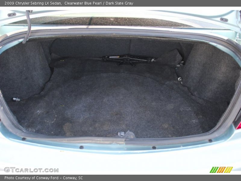 Clearwater Blue Pearl / Dark Slate Gray 2009 Chrysler Sebring LX Sedan