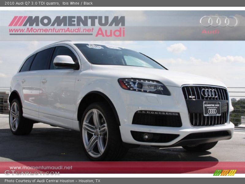 Ibis White / Black 2010 Audi Q7 3.0 TDI quattro