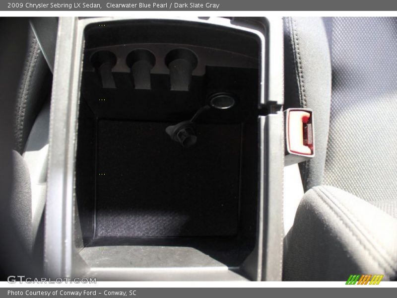 Clearwater Blue Pearl / Dark Slate Gray 2009 Chrysler Sebring LX Sedan