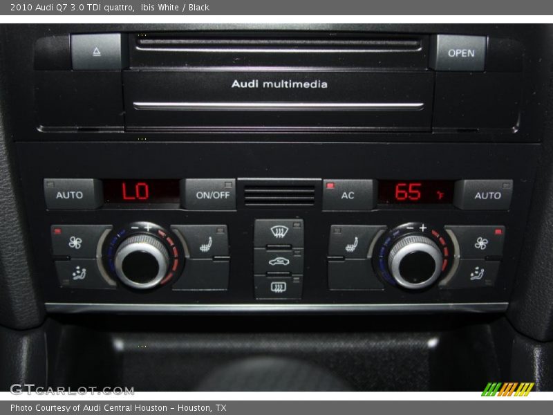 Controls of 2010 Q7 3.0 TDI quattro