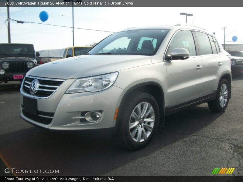 White Gold Metallic / Urban Brown 2009 Volkswagen Tiguan SE 4Motion