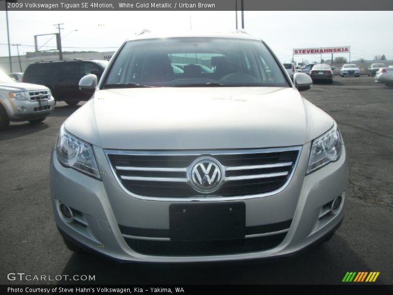 White Gold Metallic / Urban Brown 2009 Volkswagen Tiguan SE 4Motion