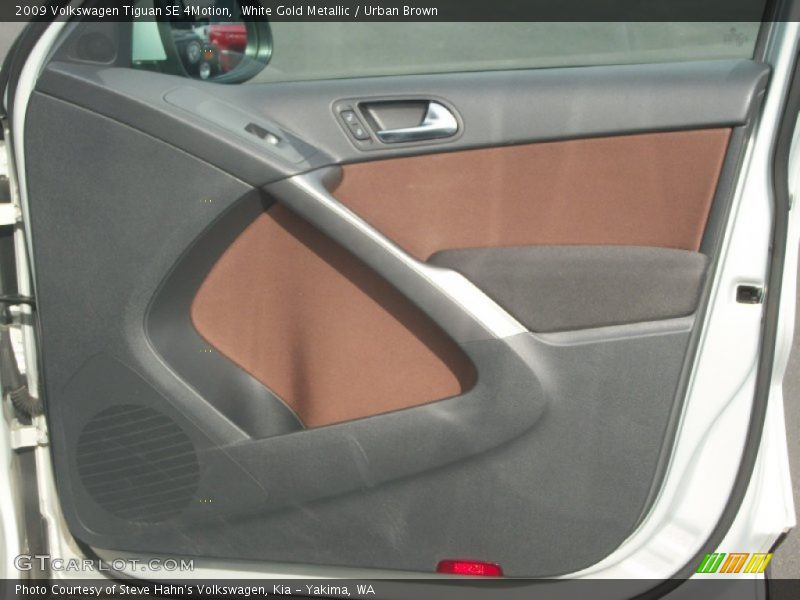 White Gold Metallic / Urban Brown 2009 Volkswagen Tiguan SE 4Motion