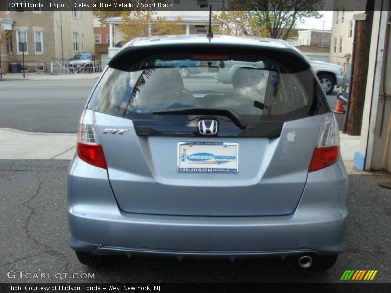 Celestial Blue Metallic / Sport Black 2011 Honda Fit Sport