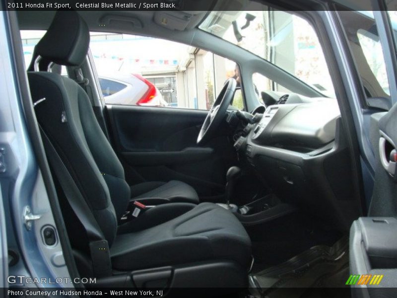 Celestial Blue Metallic / Sport Black 2011 Honda Fit Sport