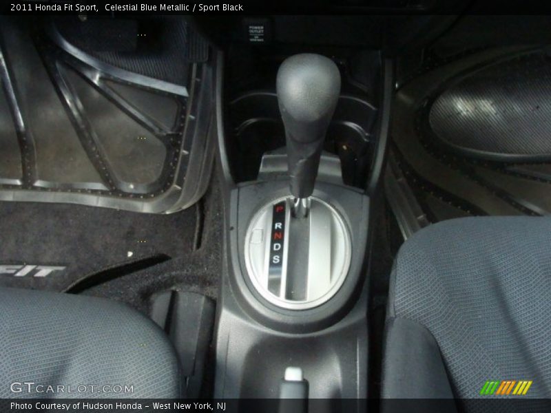 Celestial Blue Metallic / Sport Black 2011 Honda Fit Sport