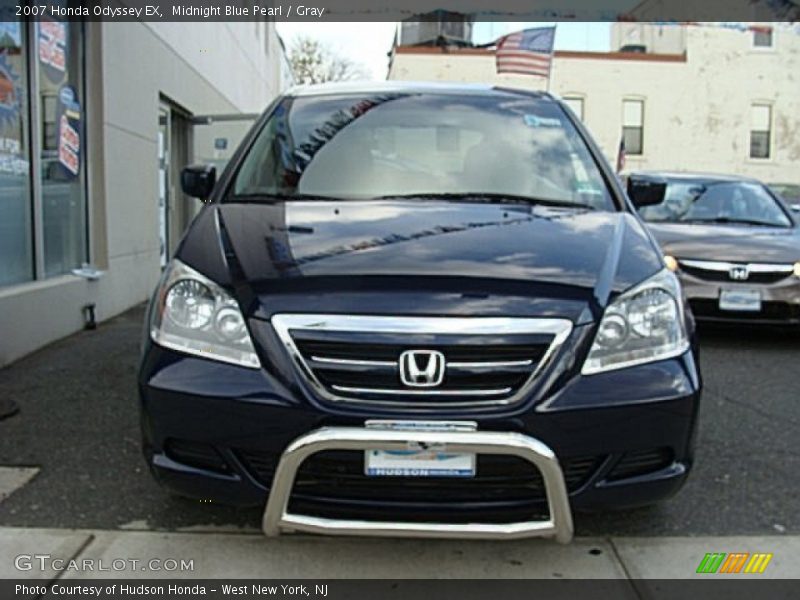 Midnight Blue Pearl / Gray 2007 Honda Odyssey EX