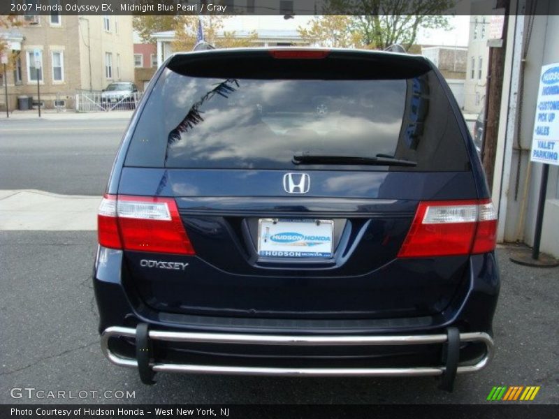 Midnight Blue Pearl / Gray 2007 Honda Odyssey EX