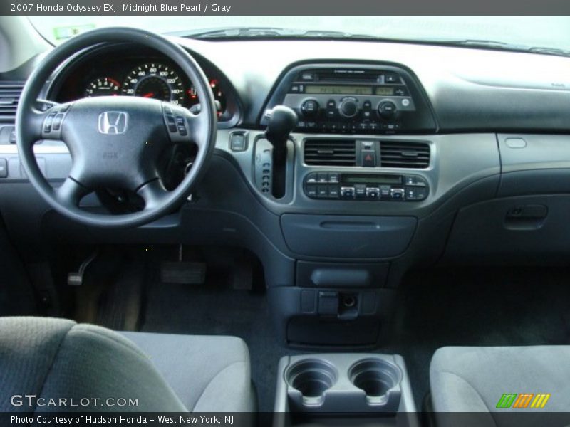 Midnight Blue Pearl / Gray 2007 Honda Odyssey EX