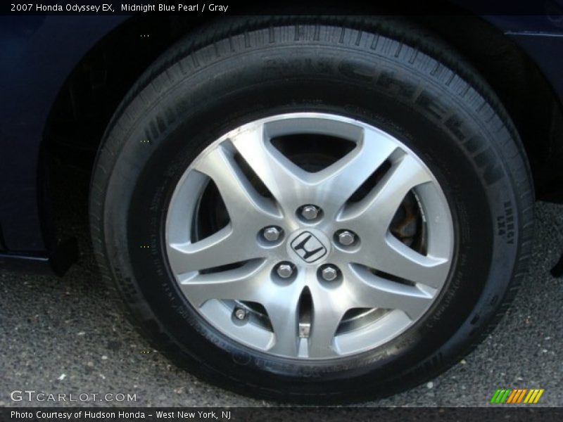 Midnight Blue Pearl / Gray 2007 Honda Odyssey EX
