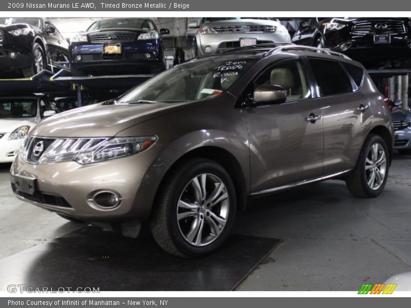 Tinted Bronze Metallic / Beige 2009 Nissan Murano LE AWD