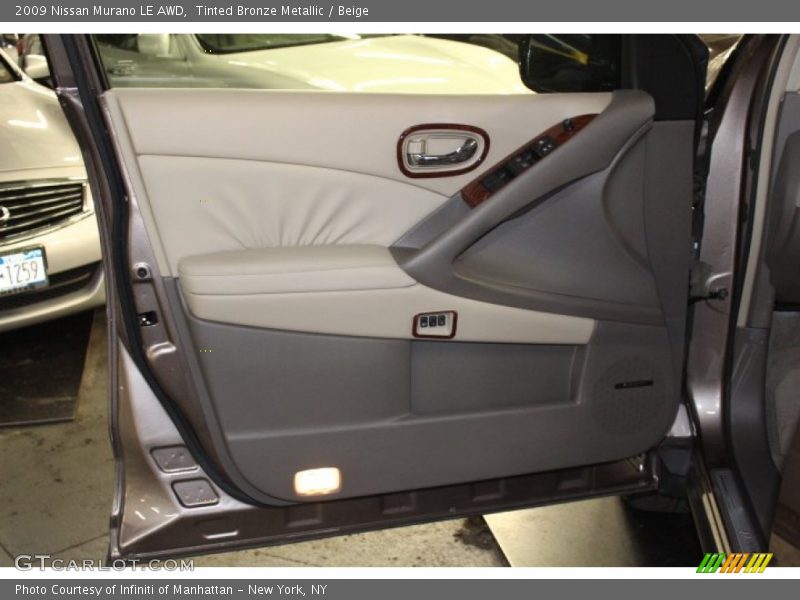 Tinted Bronze Metallic / Beige 2009 Nissan Murano LE AWD