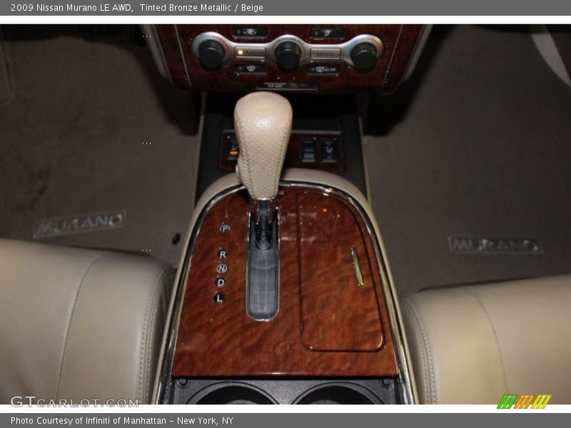 Tinted Bronze Metallic / Beige 2009 Nissan Murano LE AWD