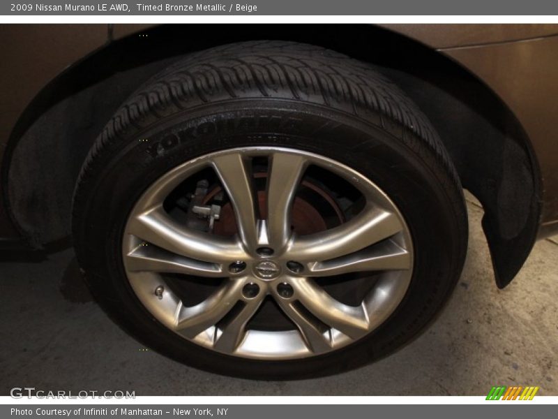 Tinted Bronze Metallic / Beige 2009 Nissan Murano LE AWD