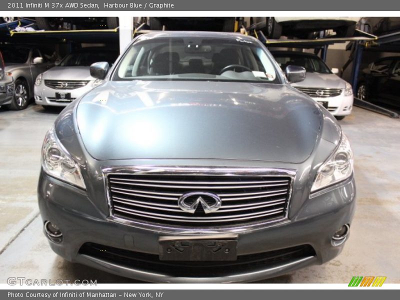 Harbour Blue / Graphite 2011 Infiniti M 37x AWD Sedan