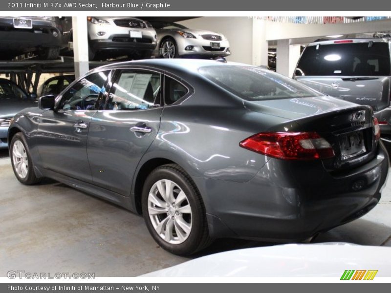 Harbour Blue / Graphite 2011 Infiniti M 37x AWD Sedan