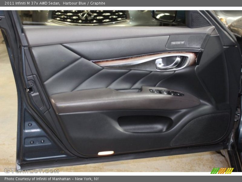 Harbour Blue / Graphite 2011 Infiniti M 37x AWD Sedan
