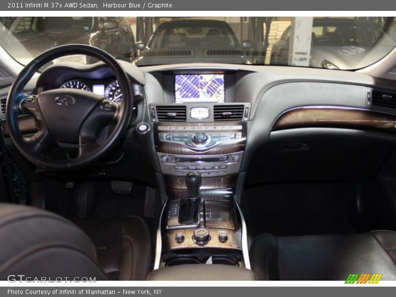 Harbour Blue / Graphite 2011 Infiniti M 37x AWD Sedan