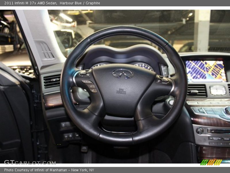 Harbour Blue / Graphite 2011 Infiniti M 37x AWD Sedan