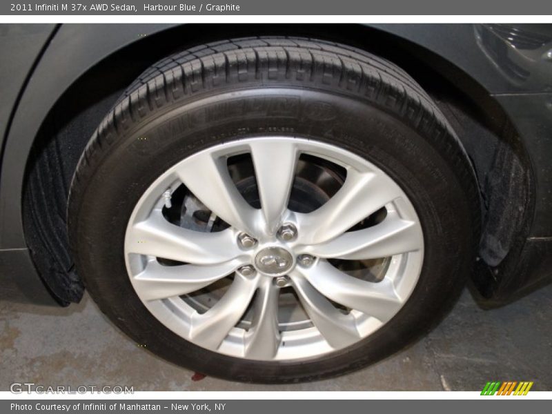Harbour Blue / Graphite 2011 Infiniti M 37x AWD Sedan