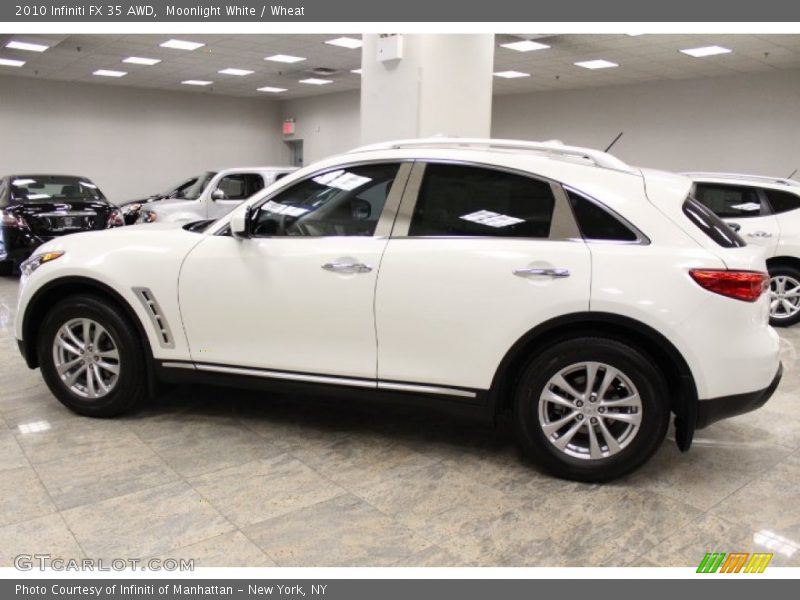 Moonlight White / Wheat 2010 Infiniti FX 35 AWD