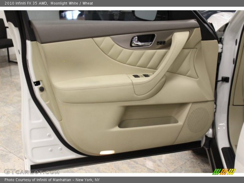 Moonlight White / Wheat 2010 Infiniti FX 35 AWD